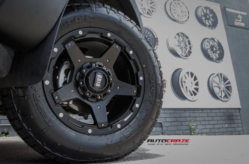 FORD RANGER GD04 MATTE BLACK
